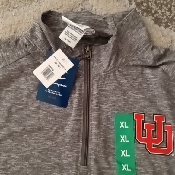 University of Utah Quarter Zip Sweater - Picture 2 of 7